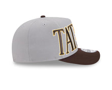 Load image into Gallery viewer, (Youth) San Diego Padres New Era MLB 9FIFTY 950 Kid Snapback A-Frame Cap Hat Gray Crown Brown Visor Yellow/White Logo Overlap Tatis Jr.