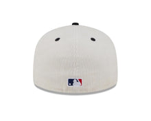 Load image into Gallery viewer, (Corduroy) Chicago White Sox New Era MLB 59FIFTY 5950 Fitted Cap Hat Cream Crown Black Visor Black Logo American League Side Patch