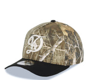Load image into Gallery viewer, Los Angeles Dodgers New Era MLB 9FORTY 940 Adjustable A-Frame Cap Hat Real Tree Edge Camo Crown Black Visor White Logo 2024 World Series Patch
