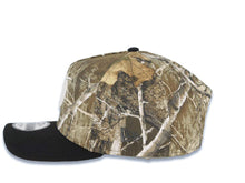 Load image into Gallery viewer, Los Angeles Dodgers New Era MLB 9FORTY 940 Adjustable A-Frame Cap Hat Real Tree Edge Camo Crown Black Visor White Logo 2024 World Series Patch