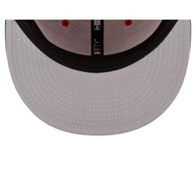 Load image into Gallery viewer, Cleveland Guardians New Era 9FIFTY 950 Snapback Cap Hat Red Crown Navy Blue Visor Navy/White C Logo