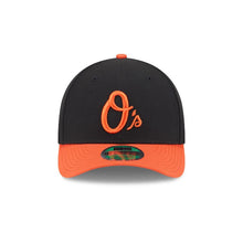 Load image into Gallery viewer, Baltimore Orioles New Era MLB 9FORTY 940 Adjustable M-Crown Cap Hat Black Crown Orange Visor Orange Logo (Player Replica)