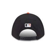 Load image into Gallery viewer, Baltimore Orioles New Era MLB 9FORTY 940 Adjustable M-Crown Cap Hat Black Crown Orange Visor Orange Logo (Player Replica)