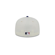 Load image into Gallery viewer, (Youth) Los Angeles Dodgers New Era MLB 59FIFTY 5950 Kid Fitted Cap Hat Cream Crown Royal Blue Visor Royal Logo