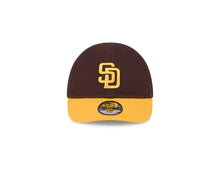 Load image into Gallery viewer, (Infant) San Diego Padres New Era MLB 9TWENTY 920 Adjustable Cap Hat Brown Crown Yellow Visor Yellow Logo (My 1st First)