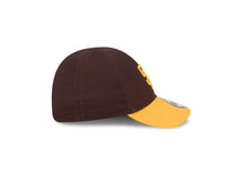 Load image into Gallery viewer, (Infant) San Diego Padres New Era MLB 9TWENTY 920 Adjustable Cap Hat Brown Crown Yellow Visor Yellow Logo (My 1st First)