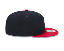Load image into Gallery viewer, Washington Nationals New Era MLB 9FIFTY 950 Snapback Cap Hat Navy Blue Crown Red Visor Team Color Logo