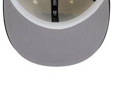 Load image into Gallery viewer, Los Angeles Kings New Era NHL 59FIFTY 5950 Fitted Cap Hat Cream Crown Black Visor Team Color Logo