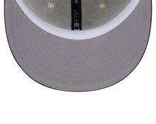 Load image into Gallery viewer, San Diego Padres New Era MLB 59FIFTY 5950 Fitted Cap Hat Cream Crown Brown Visor Yellow/Brown Cooperstown Logo