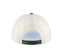 Load image into Gallery viewer, San Francisco Giants New Era 9FORTY 940 Adjustable A-Frame Cap Hat Cream Crown Olive Green Visor Olive Green Logo 2014 World Champions Side Patch