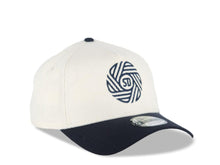 Load image into Gallery viewer, (Corduroy Crown) San Diego FC New Era MLS 9FORTY 940 Adjustable A-Frame Cap Hat Cream Crown Navy Blue Visor Navy Blue Logo