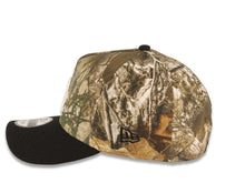 Load image into Gallery viewer, Los Angeles Dodgers New Era MLB 9FORTY 940 Adjustable A-Frame Cap Hat Real Tree Edge Camo Crown Black Visor White Logo 2024 World Series Champions Side Patch