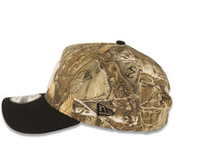 Load image into Gallery viewer, New York Yankees New Era MLB 9FORTY 940 Adjustable A-Frame Cap Hat Real Tree Edge Camo Crown Black Visor White Logo 2024 World Series Side Patch