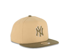 Load image into Gallery viewer, (Youth) New York Yankees New Era MLB 9FIFTY 950 Kid A-Frame Snapback Cap Hat Khaki Crown Olive Green Visor Olive Green/White Logo