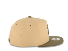Load image into Gallery viewer, (Youth) New York Yankees New Era MLB 9FIFTY 950 Kid A-Frame Snapback Cap Hat Khaki Crown Olive Green Visor Olive Green/White Logo