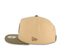 Load image into Gallery viewer, (Youth) New York Yankees New Era MLB 9FIFTY 950 Kid A-Frame Snapback Cap Hat Khaki Crown Olive Green Visor Olive Green/White Logo