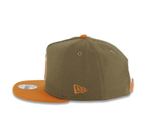 Load image into Gallery viewer, (Youth) San Diego Padres New Era MLB 9FIFTY 950 Snapback A-Frame Kid Cap Hat Olive Green Crown Light Brown Visor Light Brown/White Logo Gray UV