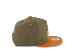 Load image into Gallery viewer, (Youth) New York Yankees New Era MLB 9FIFTY 950 Snapback Kid A-Frame Cap Hat Olive Green Crown Light Brown Visor Light Brown/White Logo Gray UV