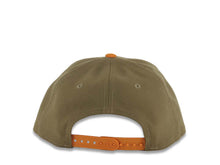 Load image into Gallery viewer, (Youth) New York Yankees New Era MLB 9FIFTY 950 Snapback Kid A-Frame Cap Hat Olive Green Crown Light Brown Visor Light Brown/White Logo Gray UV