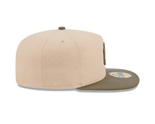 Load image into Gallery viewer, New York Yankees New Era MLB 59FIFTY 5950 Fitted A-Frame Cap Hat Light Khaki Crown Olive Green Visor Green/White Logo (2-Tone Color Pack)