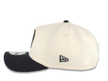 Load image into Gallery viewer, San Diego Padres New Era MLB 9FORTY 940 Adjustable A-Frame Cap Hat Cream Crown Navy Blue Visor Navy Blue/Metallic Gold Logo Gray UV
