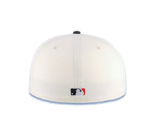 Load image into Gallery viewer, San Diego Padres New Era MLB 59FIFTY 5950 Fitted Cap Hat Cream Crown Black Visor Black/Red Logo Gray UV