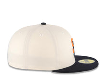 Load image into Gallery viewer, San Diego Padres New Era MLB 59FIFTY 5950 Fitted Cap Hat Cream Crown Navy Visor Orange/Navy Logo Gray UV