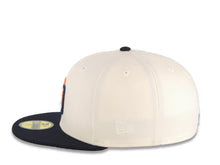 Load image into Gallery viewer, San Diego Padres New Era MLB 59FIFTY 5950 Fitted Cap Hat Cream Crown Navy Visor Orange/Navy Logo Gray UV