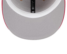 Load image into Gallery viewer, Chicago Blackhawks New Era NHL 59FIFTY 5950 Fitted Cap Hat Khaki Crown Red Visor Team Color Logo