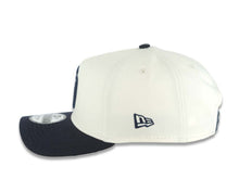 Load image into Gallery viewer, San Diego Padres New Era MLB 59FIFTY 5950 Fitted Cap Hat Cream Crown Navy Blue Visor Navy Blue Logo Batterman Batty Side Patch Gray UV