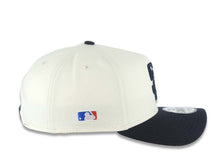 Load image into Gallery viewer, San Diego Padres New Era MLB 59FIFTY 5950 Fitted Cap Hat Cream Crown Navy Blue Visor Navy Blue Logo Batterman Batty Side Patch Gray UV