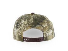 Load image into Gallery viewer, San Diego Padres New Era MLB 9FORTY 940 Adjustable A-Frame Cap Hat Real Tree Edge Camo Crown Maroon Visor White/Maroon Logo 1998 World Series Side Patch