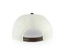 Load image into Gallery viewer, San Diego Padres New Era MLB 9FORTY 940 Adjustable A-Frame Cap Hat Cream Crown Dark Brown Visor Dark Brown Logo 1998 World Series Side Patch