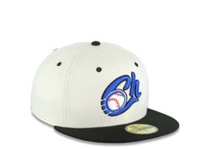 Load image into Gallery viewer, Charros de Jalisco New Era LMP 59FIFTY 5950 Fitted Cap Hat Cream Crown Black Visor Team Color Logo Gray UV