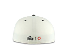 Load image into Gallery viewer, Charros de Jalisco New Era LMP 59FIFTY 5950 Fitted Cap Hat Cream Crown Black Visor Team Color Logo Gray UV