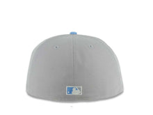 Load image into Gallery viewer, San Diego Padres New Era MLB 59FIFTY 5950 Fitted Cap Hat Gray Crown Sky Blue Visor White Logo Gray UV