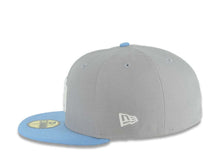 Load image into Gallery viewer, San Diego Padres New Era MLB 59FIFTY 5950 Fitted Cap Hat Gray Crown Sky Blue Visor White Logo Gray UV