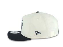 Load image into Gallery viewer, San Diego FC New Era 9FORTY 940 Adjustable A-Frame Cap Hat Cream Crown Navy Blue Visor Navy Blue Logo Gray UV
