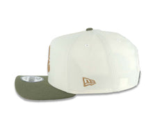 Load image into Gallery viewer, Baltimore Orioles New Era MLB 9FORTY 940 Adjustable A-Frame Cap Hat Cream Crown Olive Green Visor Brown Logo 1983 World Series Side Patch Brown UV