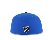 Load image into Gallery viewer, San Diego FC New Era 59FIFTY 5950 Fitted Cap Hat Royal Blue Navy Blue Visor White/Navy Blue Logo Gray UV