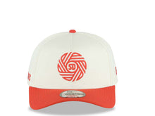 Load image into Gallery viewer, San Diego FC New Era MLS 9FORTY 940 Adjustable A-Frame Cap Hat Cream Crown Red Visor Red Logo Gray UV Gray UV