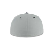 Load image into Gallery viewer, San Diego Padres New Era MLB 59FIFTY 5950 Fitted Cap Hat Gray Crown Navy Blue Visor Navy Blue/Orange Logo 25th Anniversary Side Patch Green UV