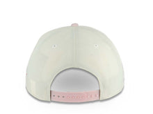 Load image into Gallery viewer, San Diego Padres New Era MLB 9FORTY 940 Adjustable A-Frame Cap Hat Cream Crown Pink Visor Pink /Red Logo 1998 World Series Side Patch