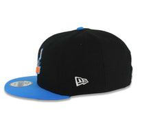 Load image into Gallery viewer, San Diego Gulls New Era AHL 9FIFTY 950 Snapback Cap Hat Black Crown Blue Visor Default Team Logo SD Side Patch Gray UV