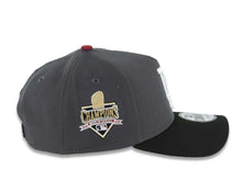 Load image into Gallery viewer, Los Angeles Dodgers New Era MLB 9FORTY 940 A-Frame Adjustable Cap Hat Dark Gray Crown Black Visor White Logo 2025 World Series Champions Side Patch