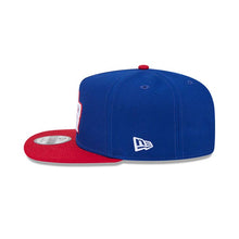 Load image into Gallery viewer, Puerto Rico New Era WBC World Baseball Classic 9FIFTY 950 Snapback A-Frame Cap Hat Royal Blue Crown Red Visor Team Color Logo Puerto Rico Flag Side Patch