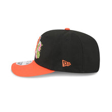 Load image into Gallery viewer, San Francisco Giants New Era MLB 9SEVENTY 970 Snapback Cap Hat Black Crown Orange Visor Orange/Black/White Logo 2026 Spring Training Side Patch