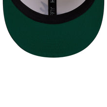 Load image into Gallery viewer, Atlanta Braves New Era MLB 9FIFTY 950 Snapback Cap Hat Cream Crown Navy Blue Visor Navy Blue Logo Localized Map Side Patch