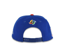 Load image into Gallery viewer, (Youth)Puerto Rico New Era 9FIFTY 950 Kid Snapback Cap Hat Ligh Royal Blue Crown Red Visor Red/White Logo Puerto Rico Flag Side Patch Gray UV