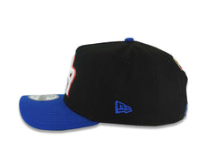 Load image into Gallery viewer, Puerto Rico New Era 9FORTY 940 Adjustable A-Frame Cap Hat Black Crown Royal Blue Visor White/Red Logo WBC Back Logo Puerto Rico Flag Side Patch